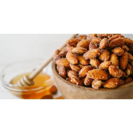 HONEY ALMONDS Oven-Roasted | Lightly Glazed | Naturally Sweet