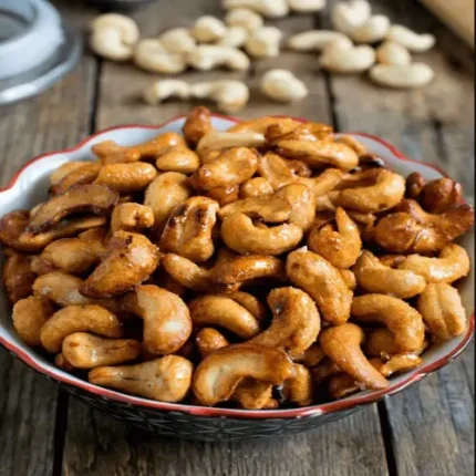 HONEY CHILI CASHEW NUTS Sweet Meets Spicy | Lightly Roasted | Bold & Addictive
